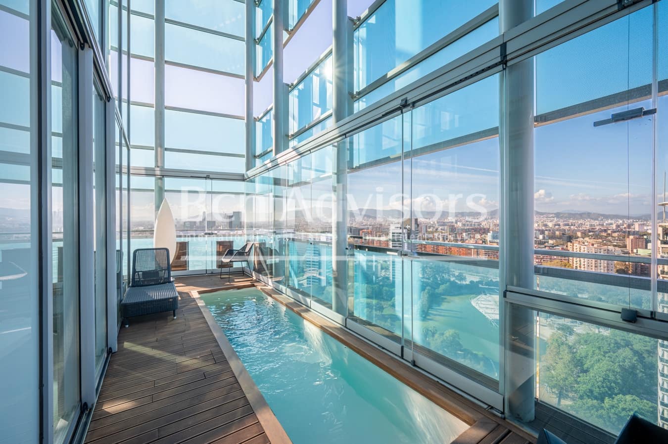 2 soveværelse Penthouse til salg i Barcelona by med swimmingpool - € 1.850.000 (Ref: 9097473)