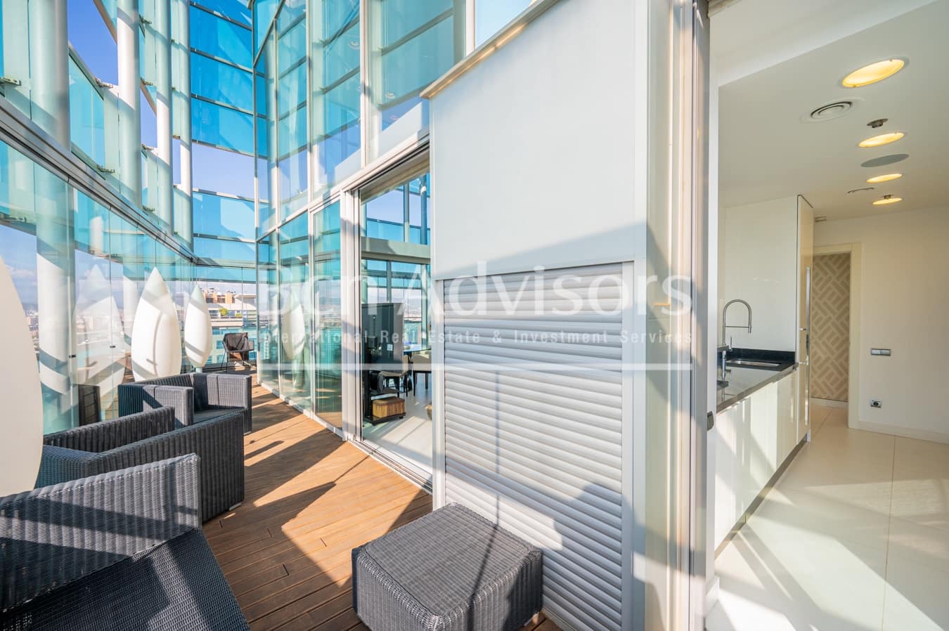 2 soveværelse Penthouse til salg i Barcelona by med swimmingpool - € 1.850.000 (Ref: 9097473)