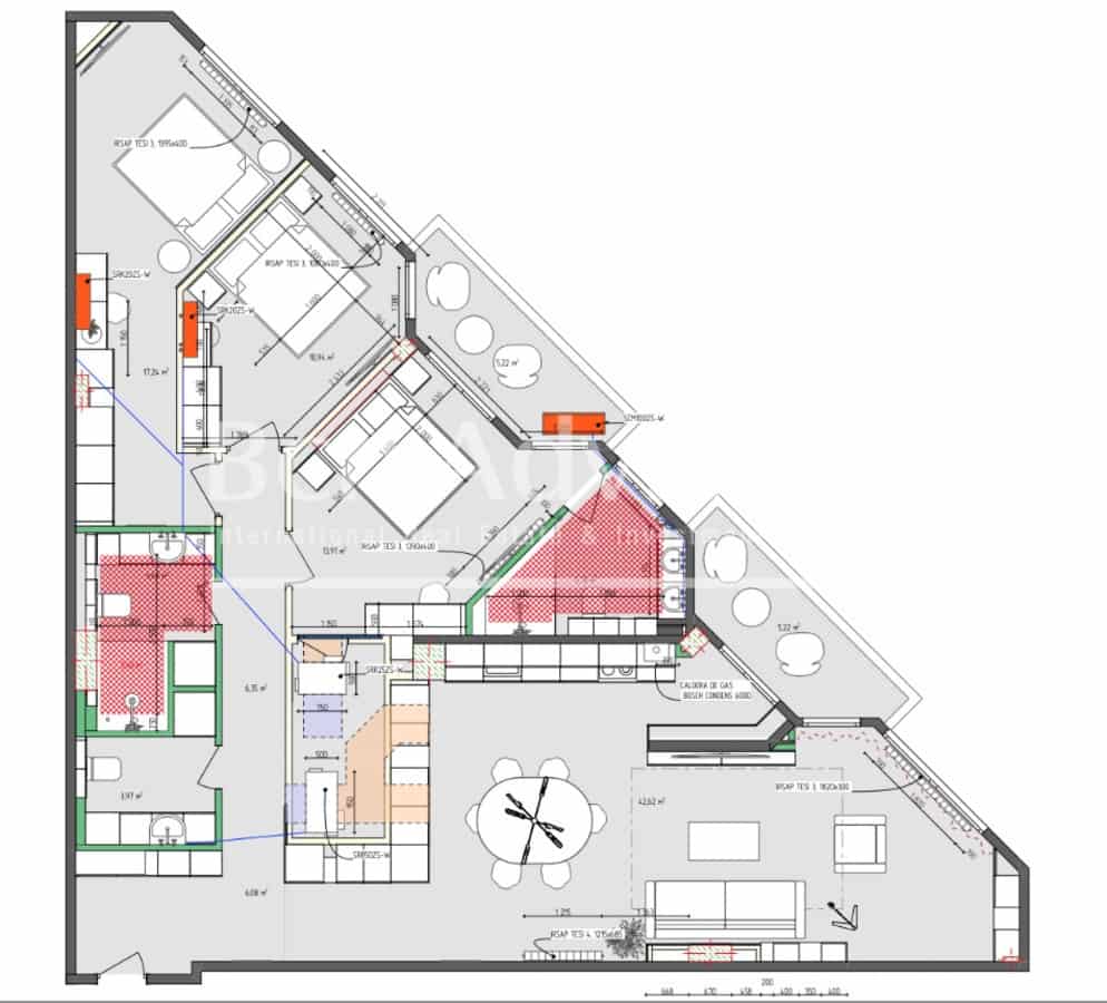 3 camera da letto Appartamento in vendita in Barcelona citta con garage - 1.250.000 € (Rif: 9097477)