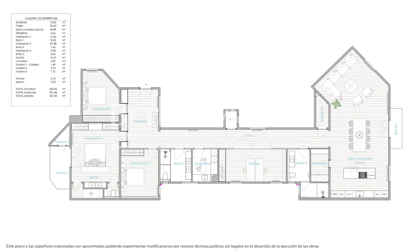 Apartamento de 4 habitaciones en Barcelona ciudad en venta - 1.985.000 € (Ref: 9097517)