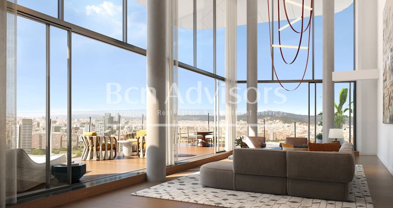 4 soveværelse Penthouse til salg i Barcelona by med swimmingpool - € 5.664.987 (Ref: 9097530)