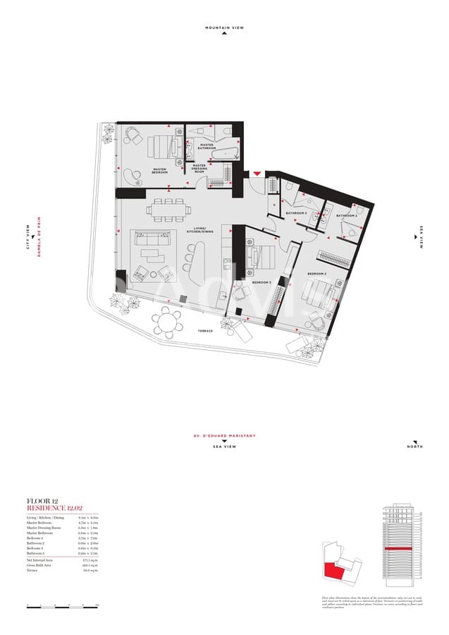 3 bedroom Flat for sale in Barcelona city with pool - € 3,200,000 (Ref: 9097536)