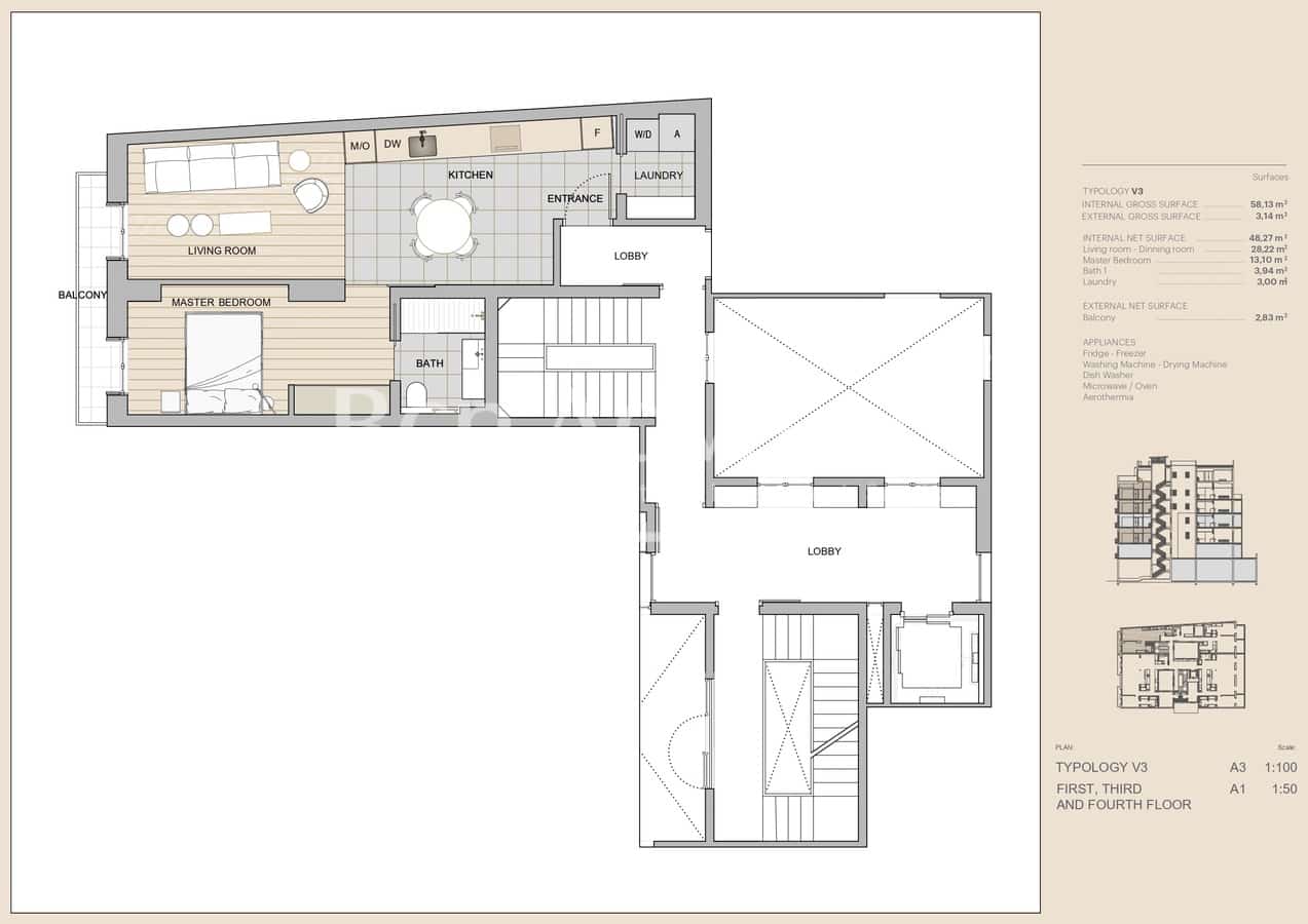 1 soveværelse Lejlighed til salg i Barcelona by - € 790.000 (Ref: 9104481)