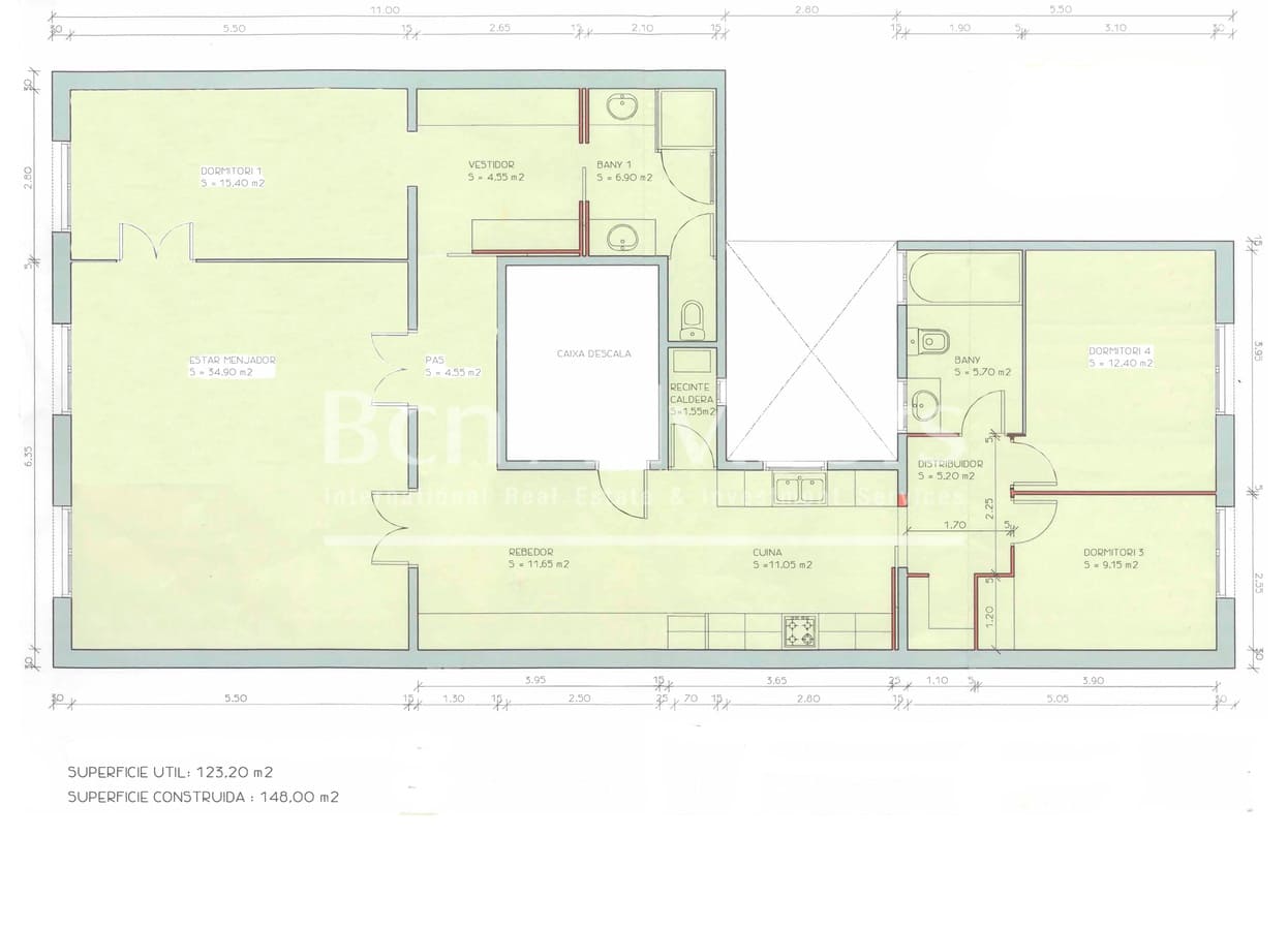 3 soveværelse Lejlighed til salg i Barcelona by - € 845.000 (Ref: 9262443)