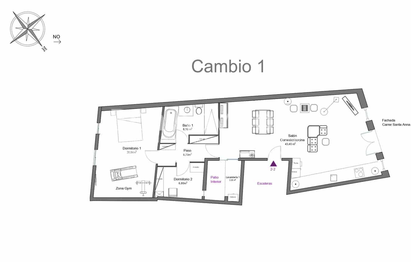 2 sovrum Takvåning till salu i Barcelona stad - 450 000 € (Ref: 9326213)