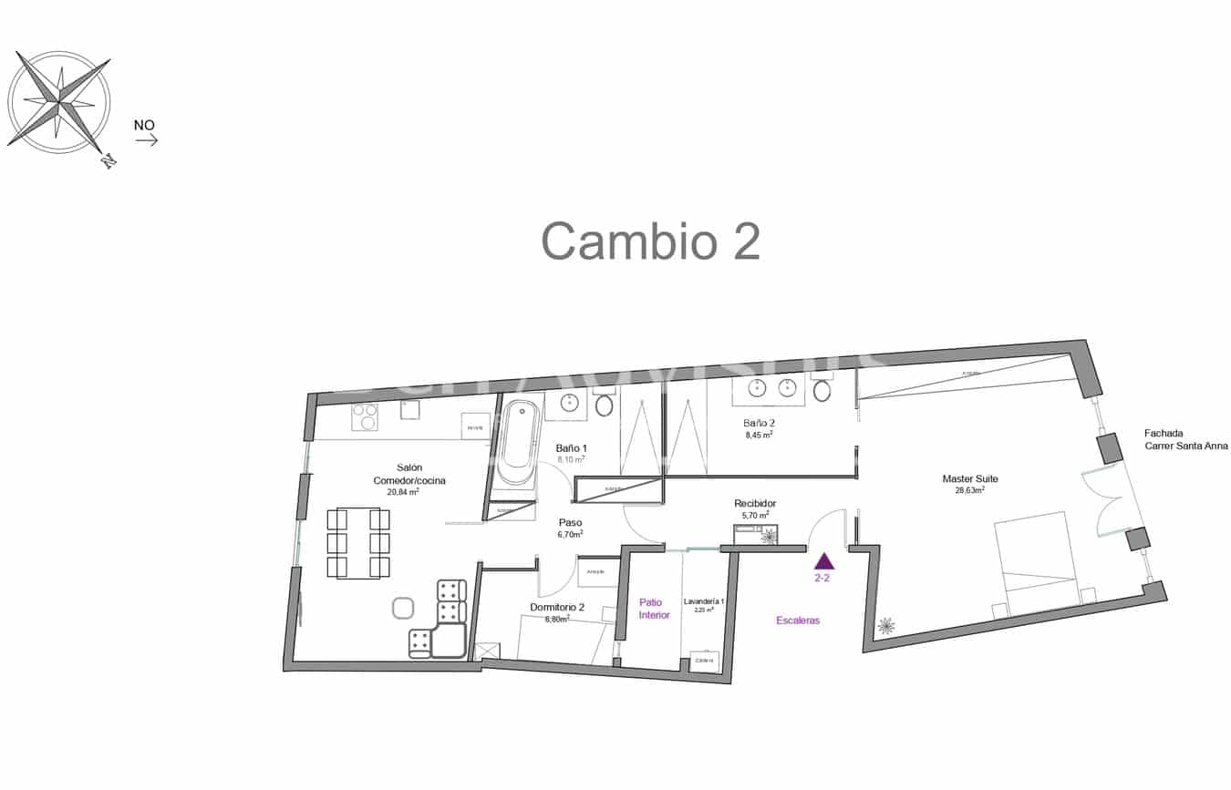 2 sovrum Takvåning till salu i Barcelona stad - 450 000 € (Ref: 9326213)
