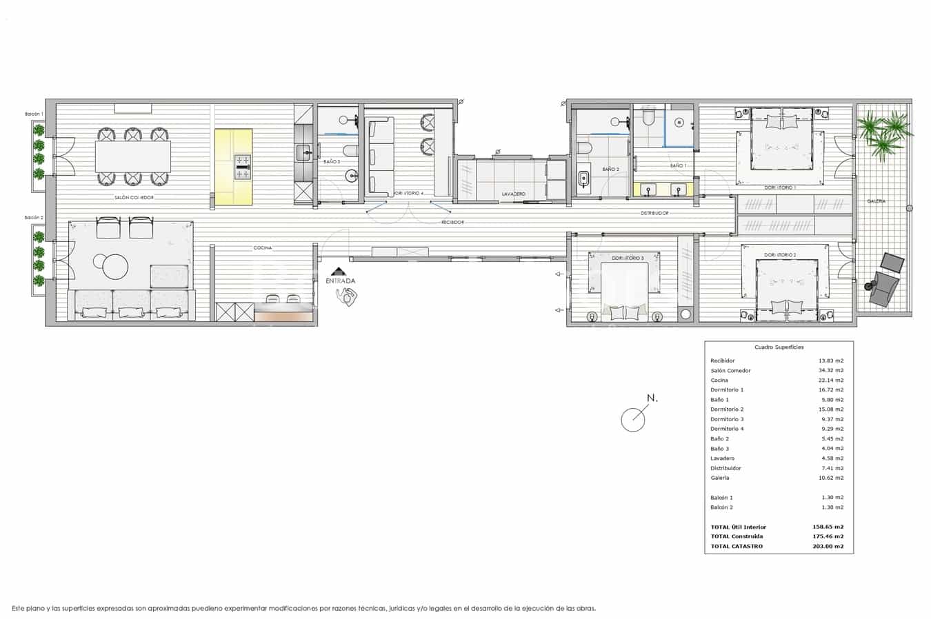 4 bedroom Apartment for sale in Barcelona city - € 1,720,000 (Ref: 9353345)