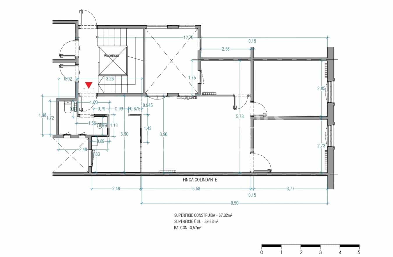 3 Zimmer Apartment zu verkaufen in Barcelona Stadt - 450.000 € (Ref: 9375104)
