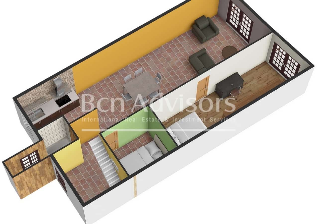 2 bedroom Penthouse for sale in Barcelona city - € 445,000 (Ref: 9378892)