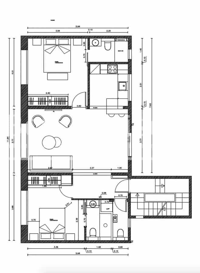 2 soveværelse Lejlighed til salg i Barcelona by med swimmingpool - € 635.000 (Ref: 9387722)