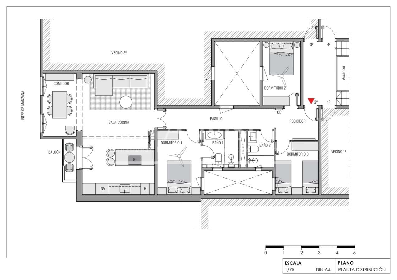 3 makuuhuone Kattohuoneisto myytävänä paikassa Barcelona kaupunki - 695 000 € (Ref: 9398287)