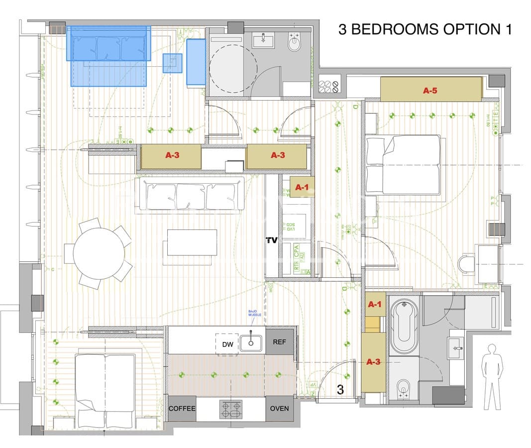 3 sovrum Lägenhet till salu i Barcelona stad med garage - 1 190 000 € (Ref: 9406418)