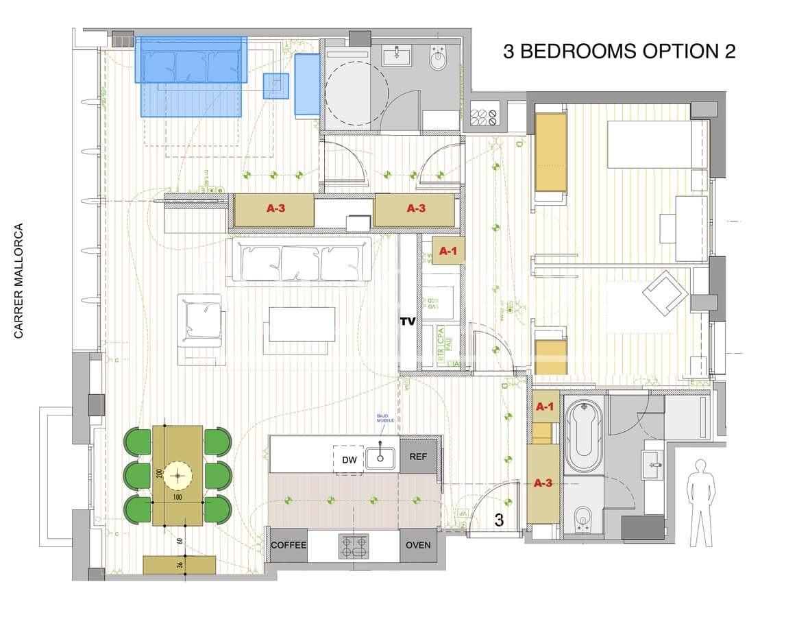 3 sovrum Lägenhet till salu i Barcelona stad med garage - 1 190 000 € (Ref: 9406418)