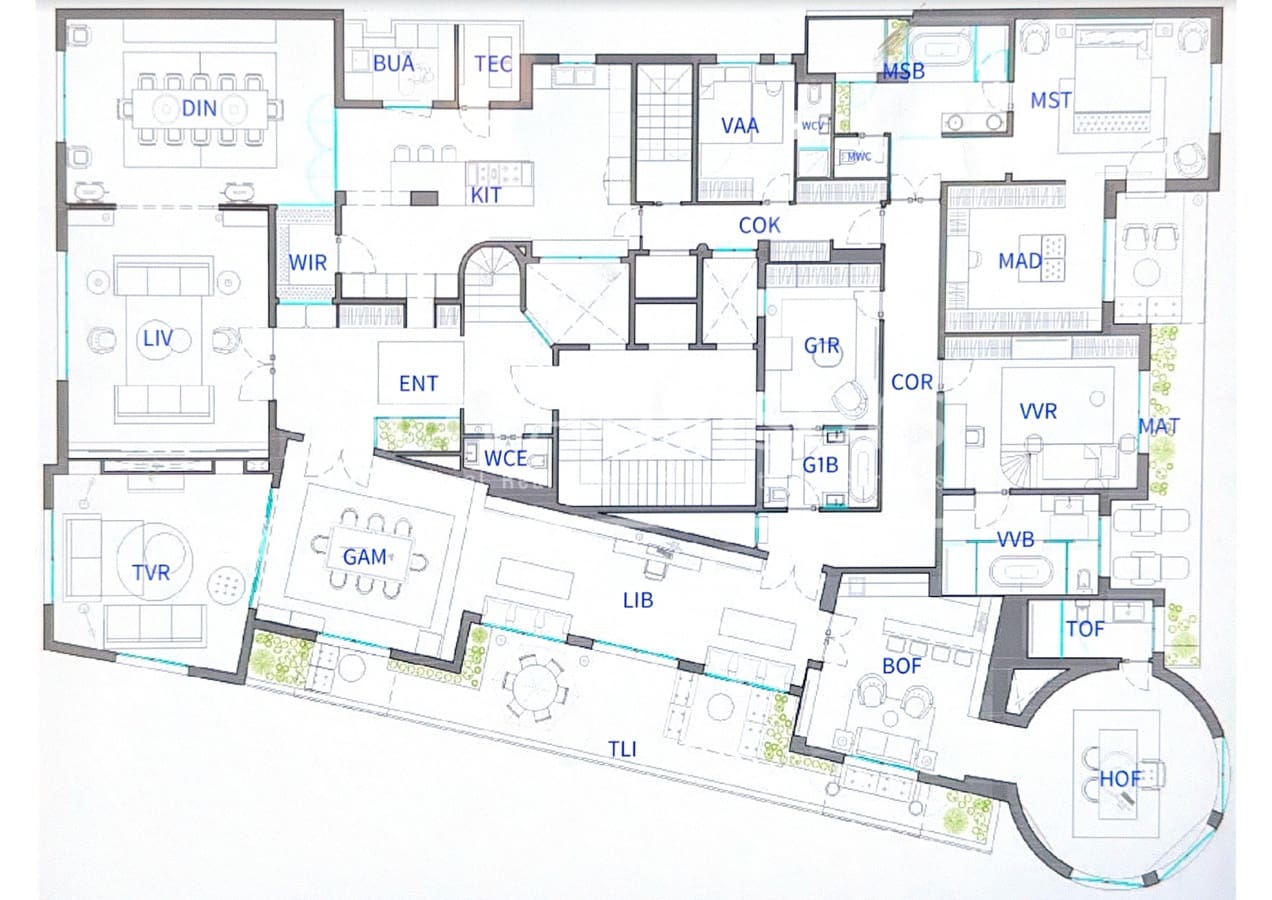 5 makuuhuone Kattohuoneisto myytävänä paikassa Barcelona kaupunki - 6 000 000 € (Ref: 9524095)