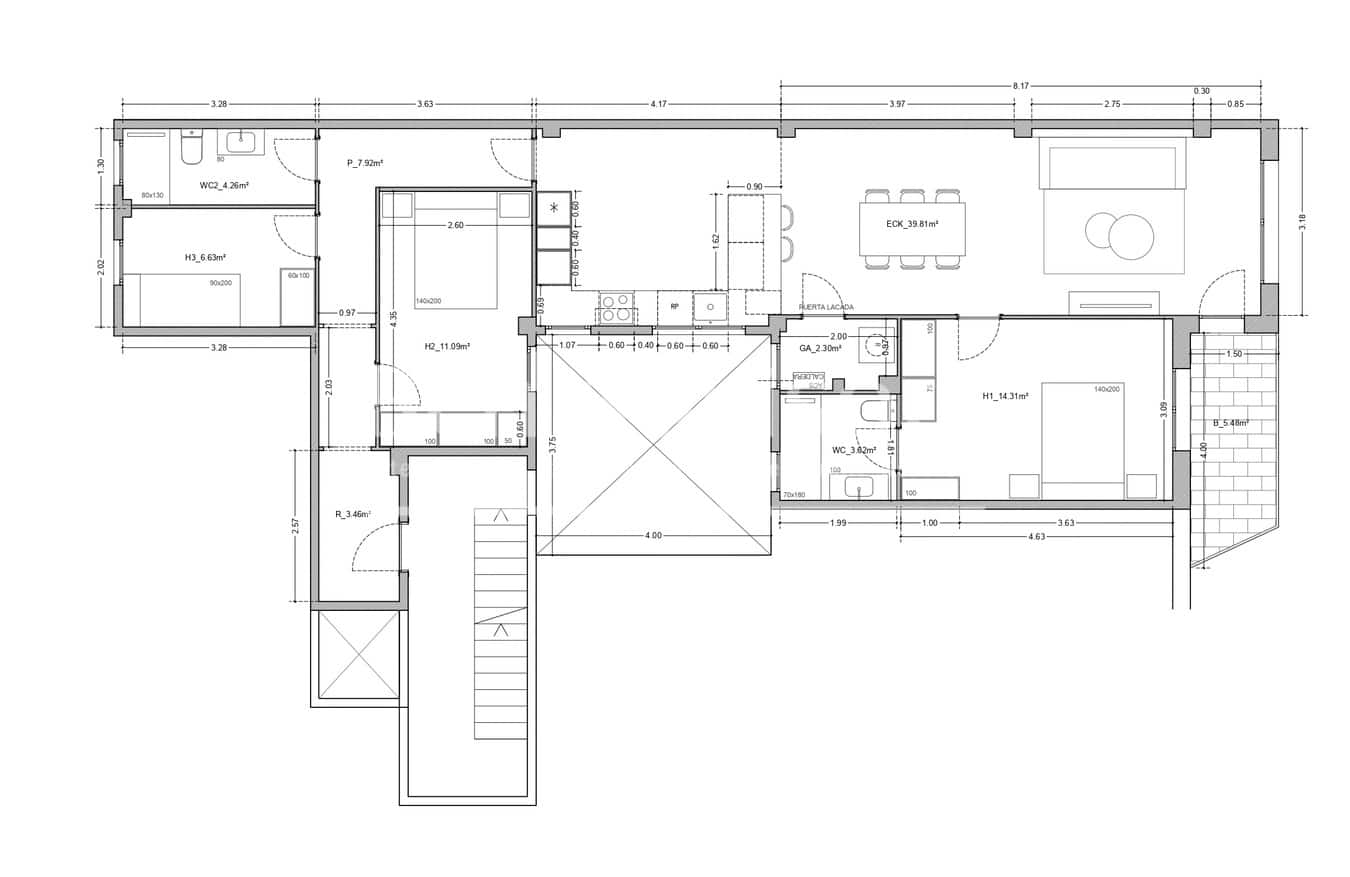 3 quarto Apartamento para venda em Barcelona cidade com garagem - 865 000 € (Ref: 9530384)