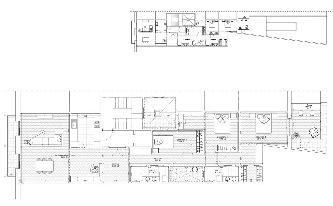 3 sovrum Lägenhet till salu i Barcelona stad med garage - 1 590 000 € (Ref: 9564937)