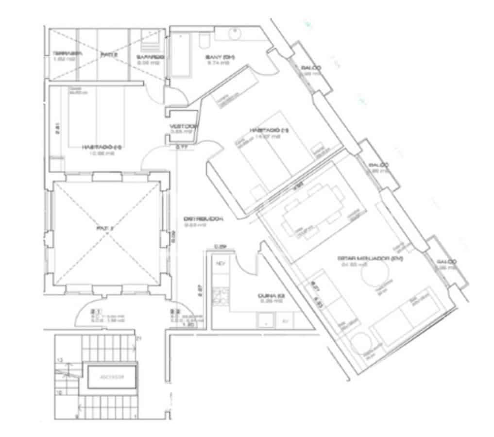 2 bedroom Apartment for sale in Barcelona city with pool - € 850,000 (Ref: 9590969)