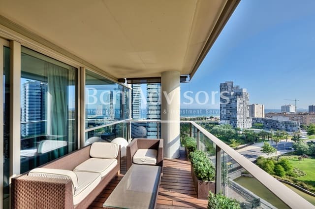 5 slaapkamer Appartement te koop in Diagonal Mar i El Front Marítim del Poblenou, Barcelona stad met zwembad - € 1.995.000 (Ref: 9611297)