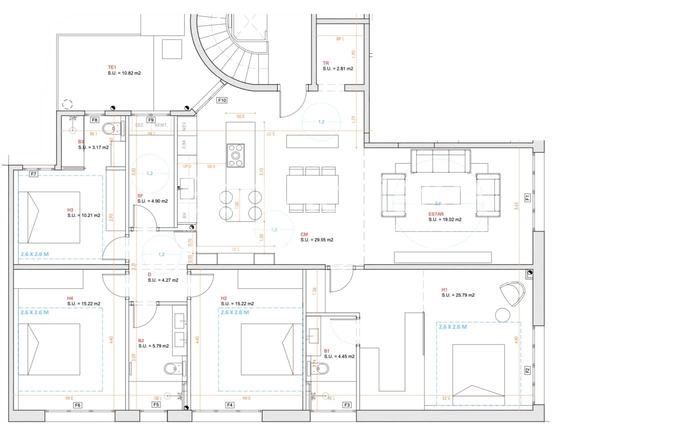 4 soveværelse Lejlighed til salg i Barcelona by med garage - € 1.650.000 (Ref: 9619137)
