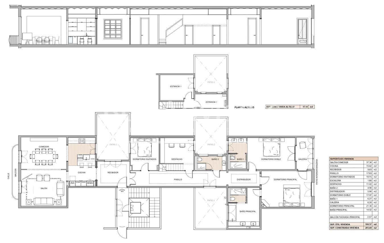 Apartamento de 3 habitaciones en Barcelona ciudad en venta - 1.695.000 € (Ref: 9647938)