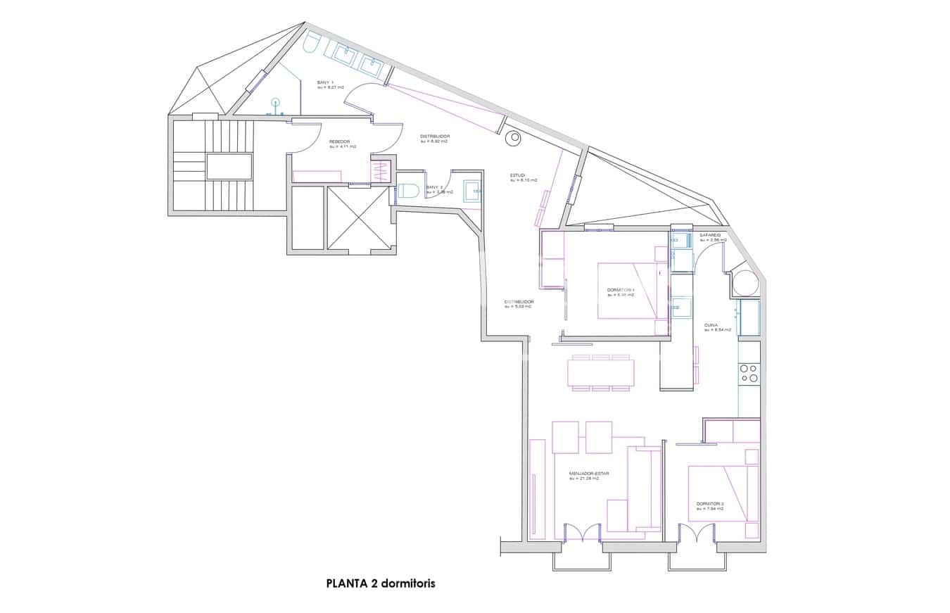 1 chambre Appartement à vendre à Barcelone ville - 575 000 € (Ref: 9666185)