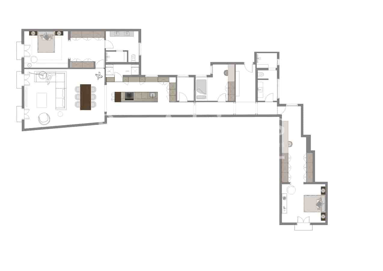 3 bedroom Apartment for sale in Barcelona city - € 1,560,000 (Ref: 9677057)