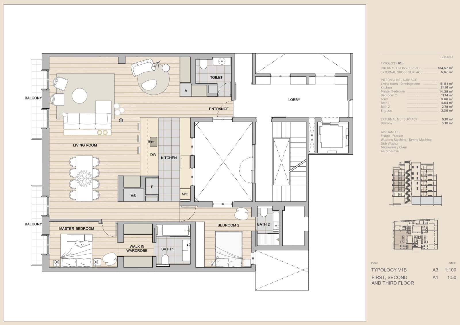 2 bedroom Apartment for sale in Barcelona city - € 1,800,000 (Ref: 9714727)