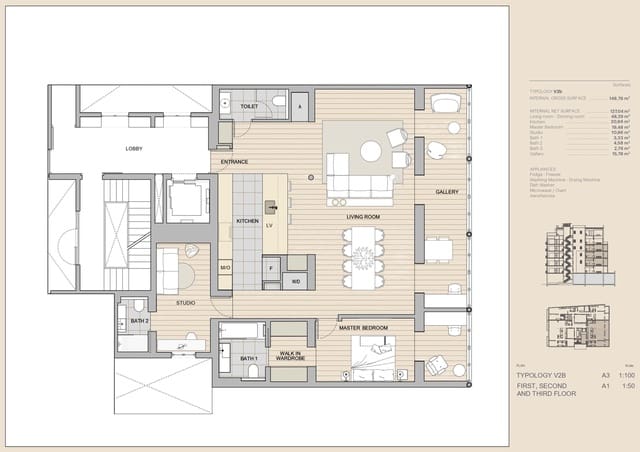 2 bedroom Apartment for sale in La Dreta de L'Eixample, Barcelona city - € 1,650,000 (Ref: 9714728)