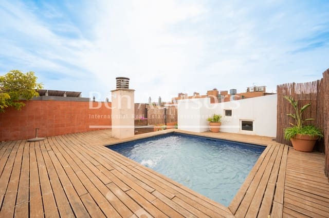 4 chambre Penthouse à vendre à Les Tres Torres, Barcelone ville avec piscine - 1 790 000 € (Ref: 9751809)