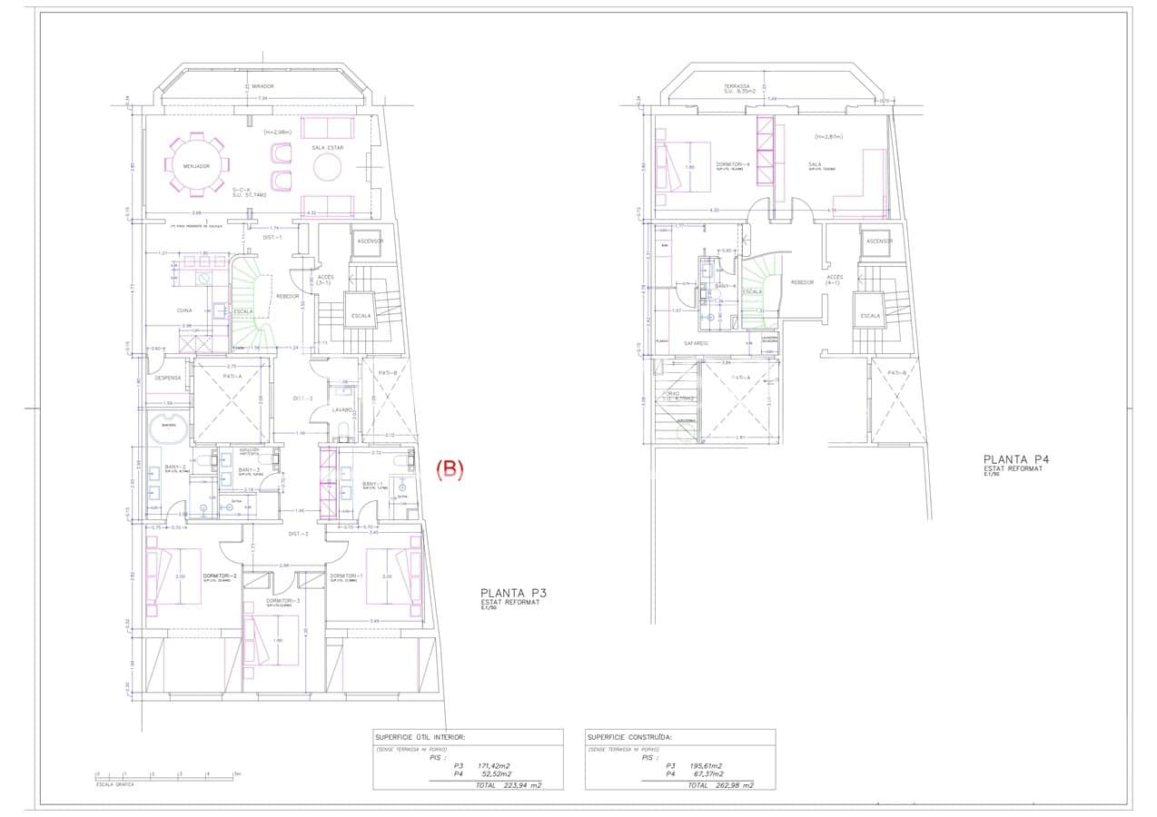 4 chambre Appartement à vendre à Barcelone ville - 2 600 000 € (Ref: 9786783)