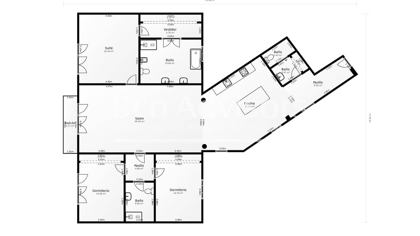 3 bedroom Apartment for sale in Barcelona city - € 1,120,000 (Ref: 9806290)