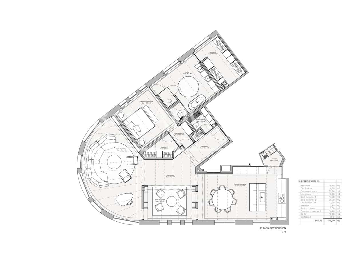 1 camera da letto Appartamento in vendita in Barcelona citta - 1.950.000 € (Rif: 9807838)