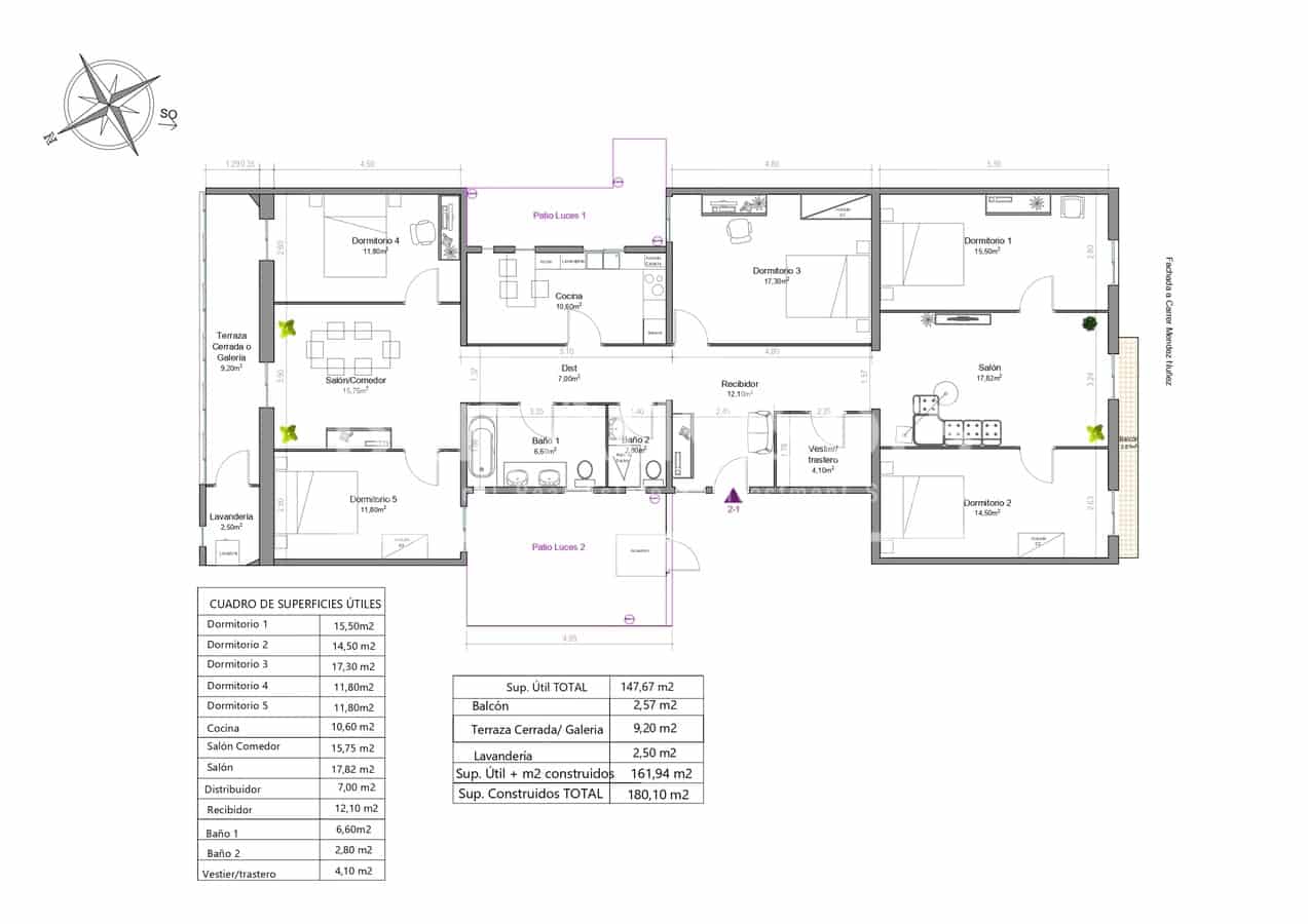 5 bedroom Apartment for sale in Barcelona city - € 1,295,000 (Ref: 9811398)