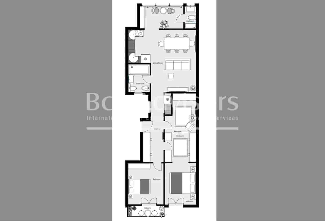 3 slaapkamer Appartement te koop in Barcelona stad - € 895.000 (Ref: 9815720)