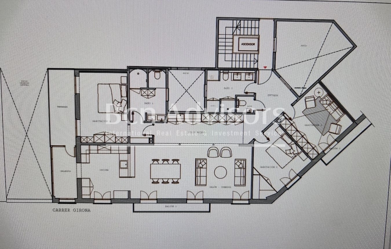 3 soveværelse Lejlighed til salg i Barcelona by - € 1.790.000 (Ref: 9815721)