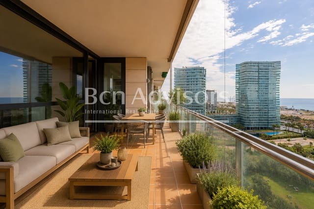 4 chambre Appartement à vendre à Diagonal Mar i El Front Marítim del Poblenou, Barcelone ville avec piscine garage - 1 330 000 € (Ref: 9820216)