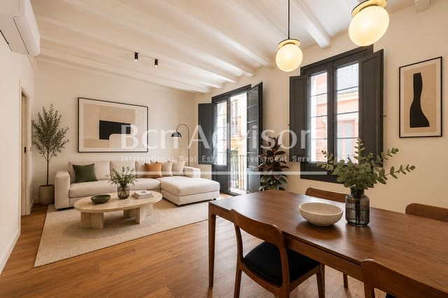 2 soverom Leilighet til salgs i Sant Pere, Santa Caterina i La Ribera, Barcelona by - € 585 000 (Ref: 9828825)