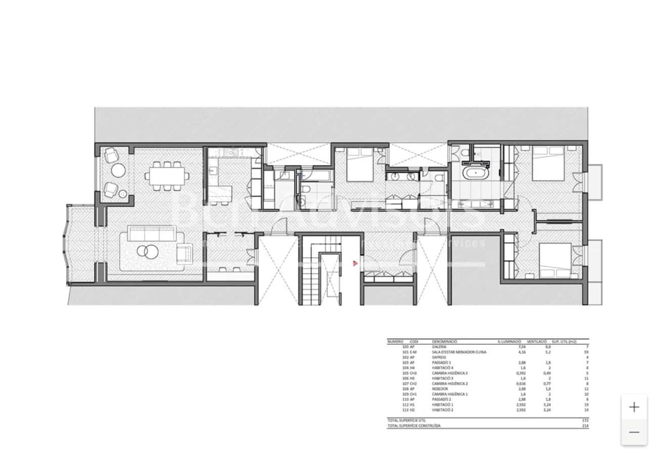4 camera da letto Appartamento in vendita in Barcelona citta - 1.790.000 € (Rif: 9833500)