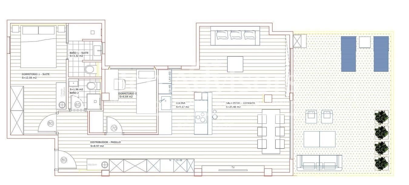 2 soveværelse Penthouse til salg i Barcelona by - € 820.000 (Ref: 9855196)