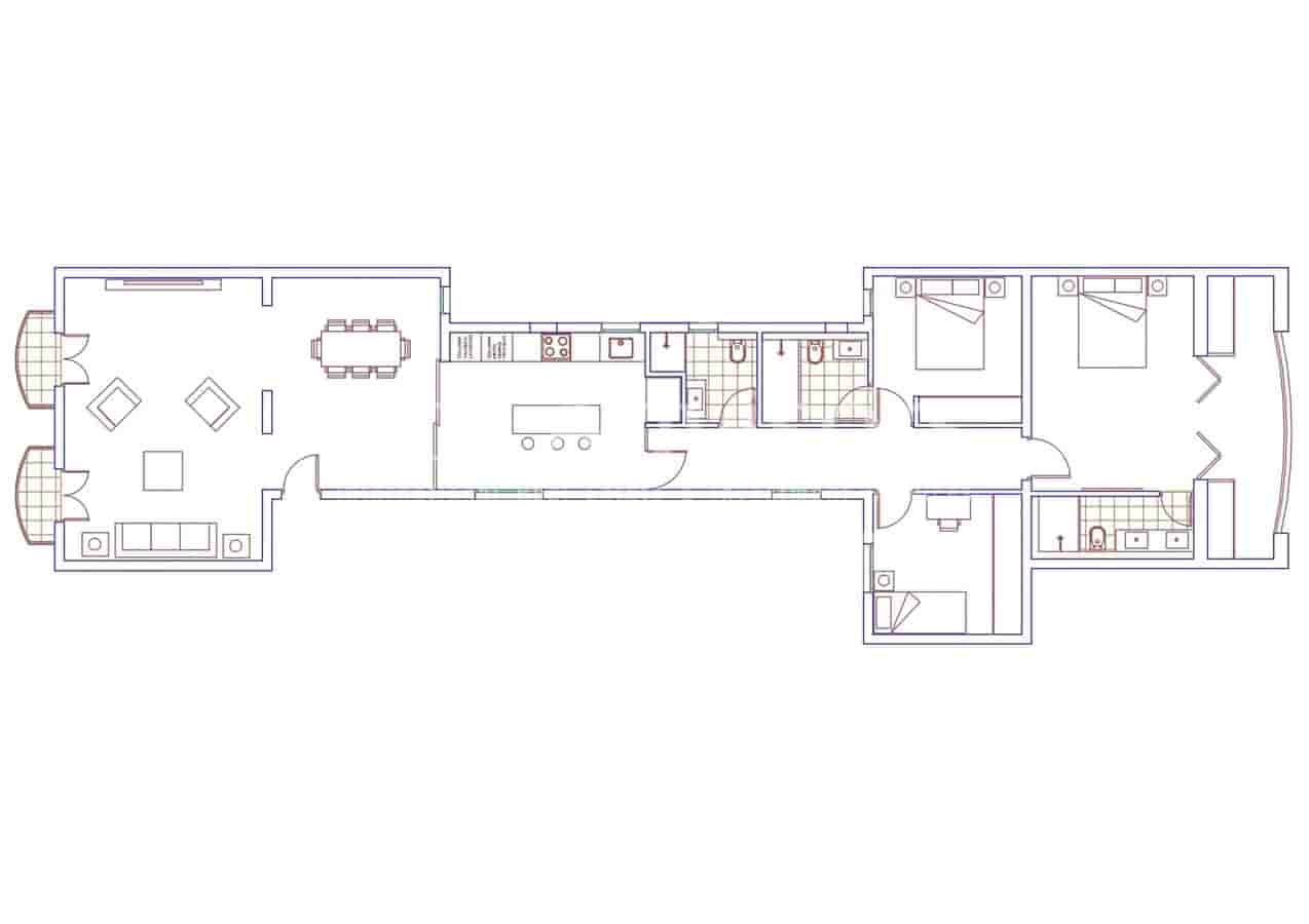 3 soveværelse Lejlighed til salg i Barcelona by - € 1.290.000 (Ref: 9880734)