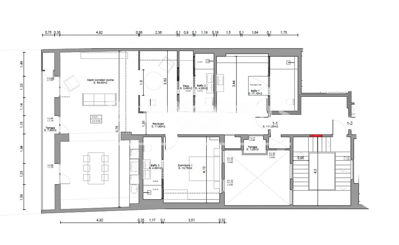 3 soverom Leilighet til salgs i Barcelona by - € 745 000 (Ref: 9891919)