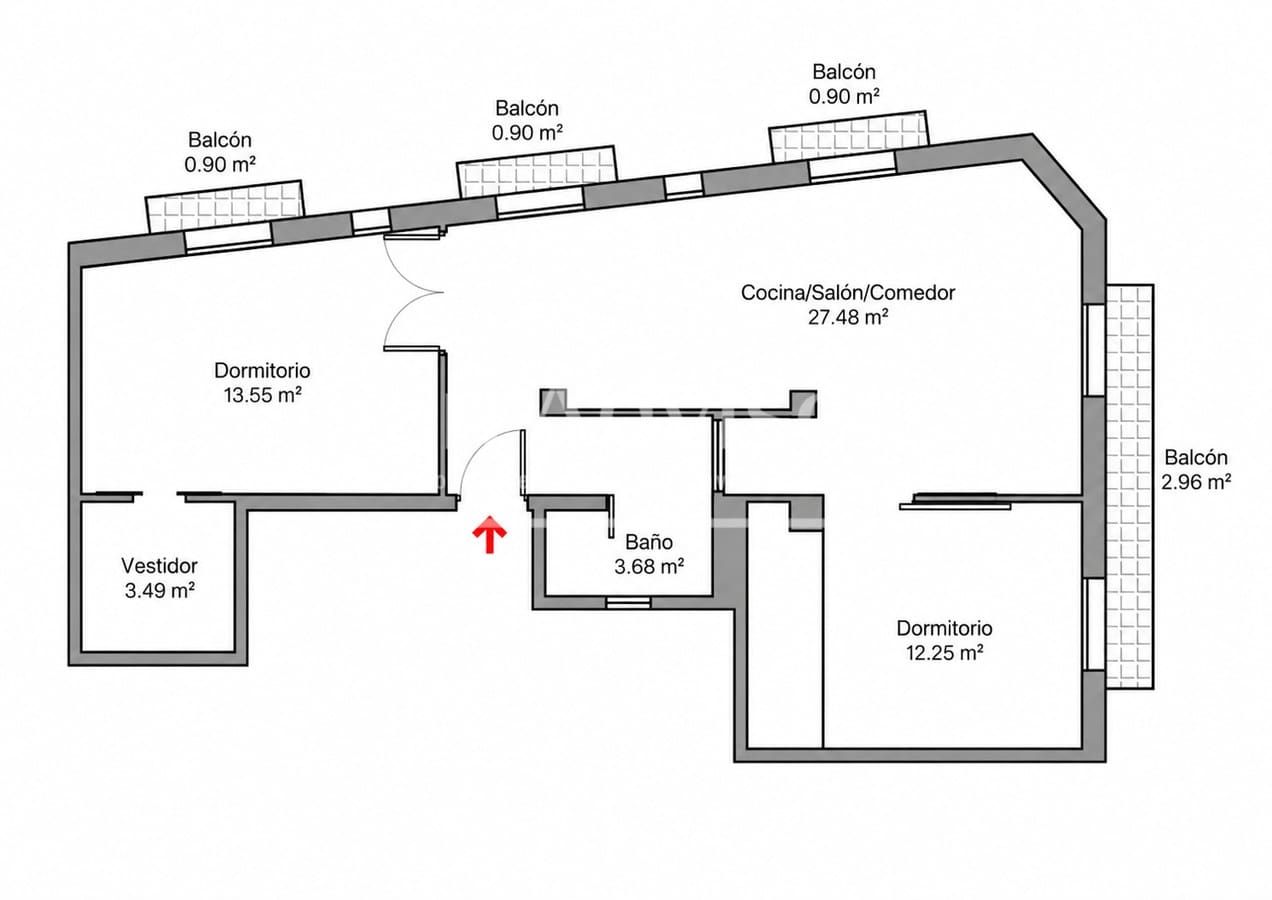 2 camera da letto Appartamento in vendita in Barcelona citta con piscina - 450.000 € (Rif: 9912746)