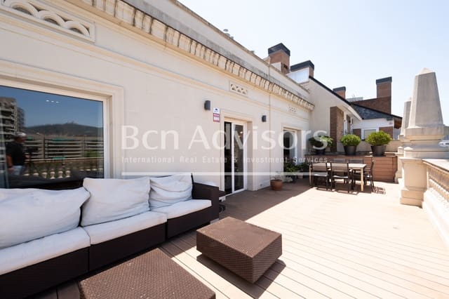 4 soveværelse Penthouse til salg i Les Corts, Barcelona by - € 2.290.000 (Ref: 9941961)