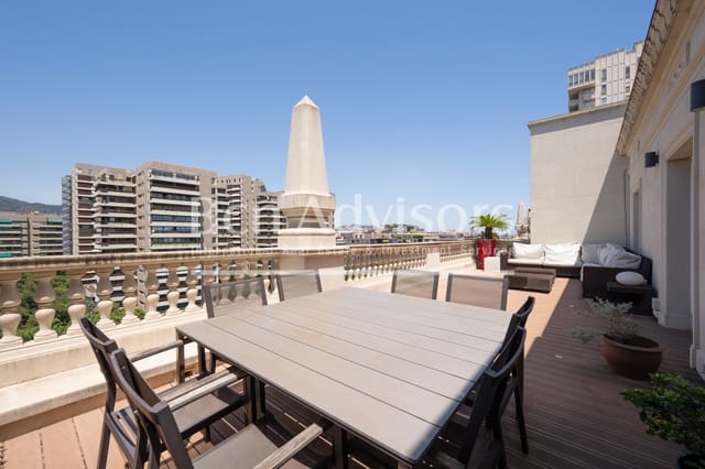 4 soveværelse Penthouse til salg i Les Corts, Barcelona by - € 2.290.000 (Ref: 9941961)