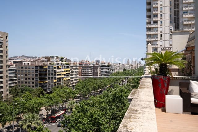 4 soveværelse Penthouse til salg i Les Corts, Barcelona by - € 2.290.000 (Ref: 9941961)