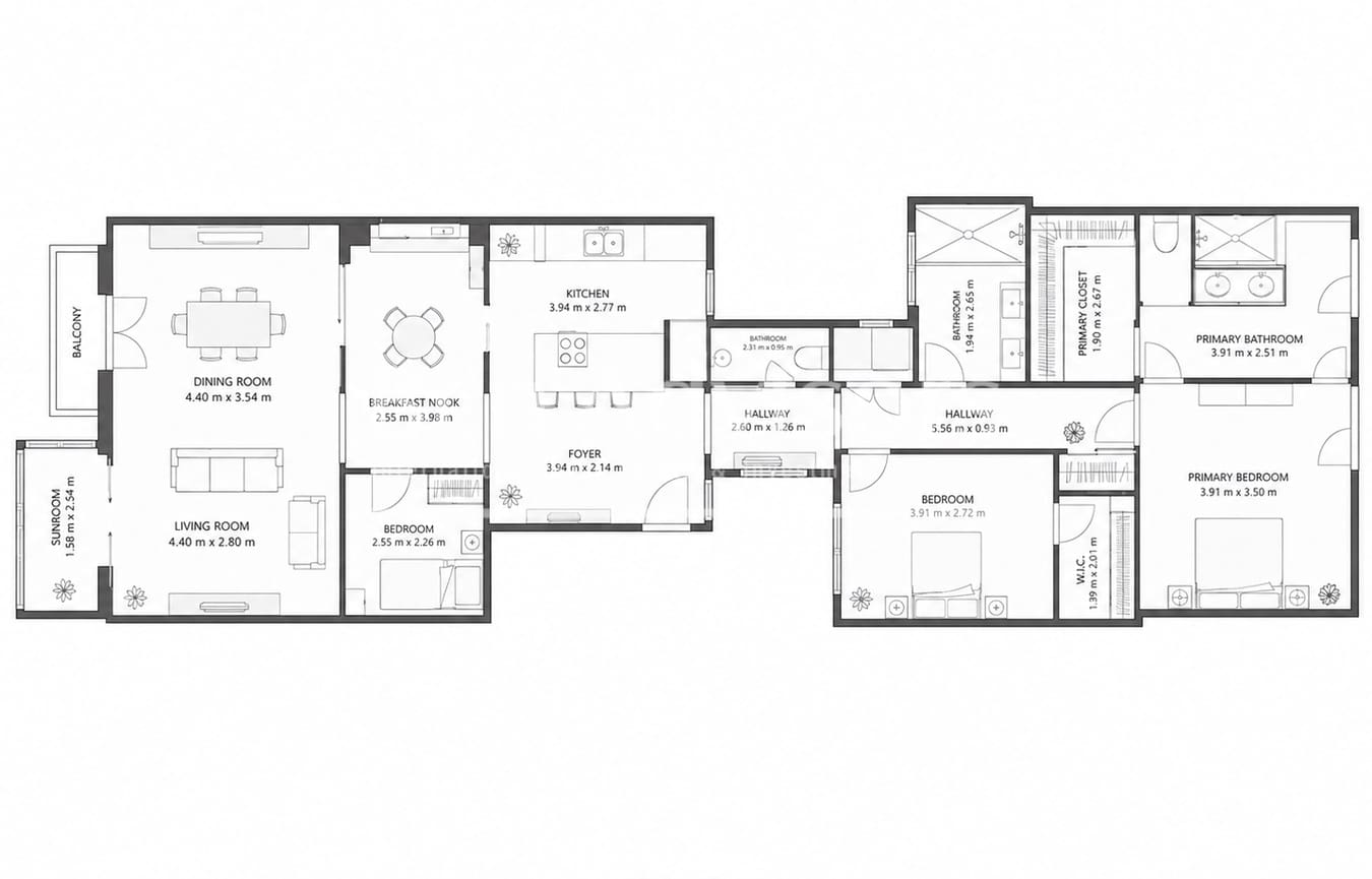 3 bedroom Apartment for sale in Barcelona city - € 1,325,000 (Ref: 9959378)