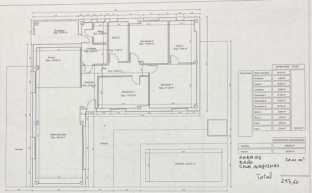 3 camera da letto Villa in vendita in Pinoso con piscina garage - 385.000 € (Rif: 10020103)