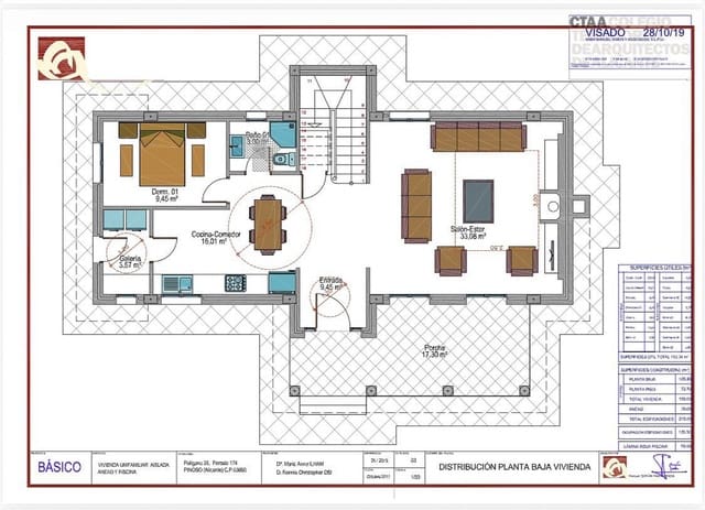 4 bedroom Villa for sale in Pinoso with pool - € 159,995 (Ref: 4182886)