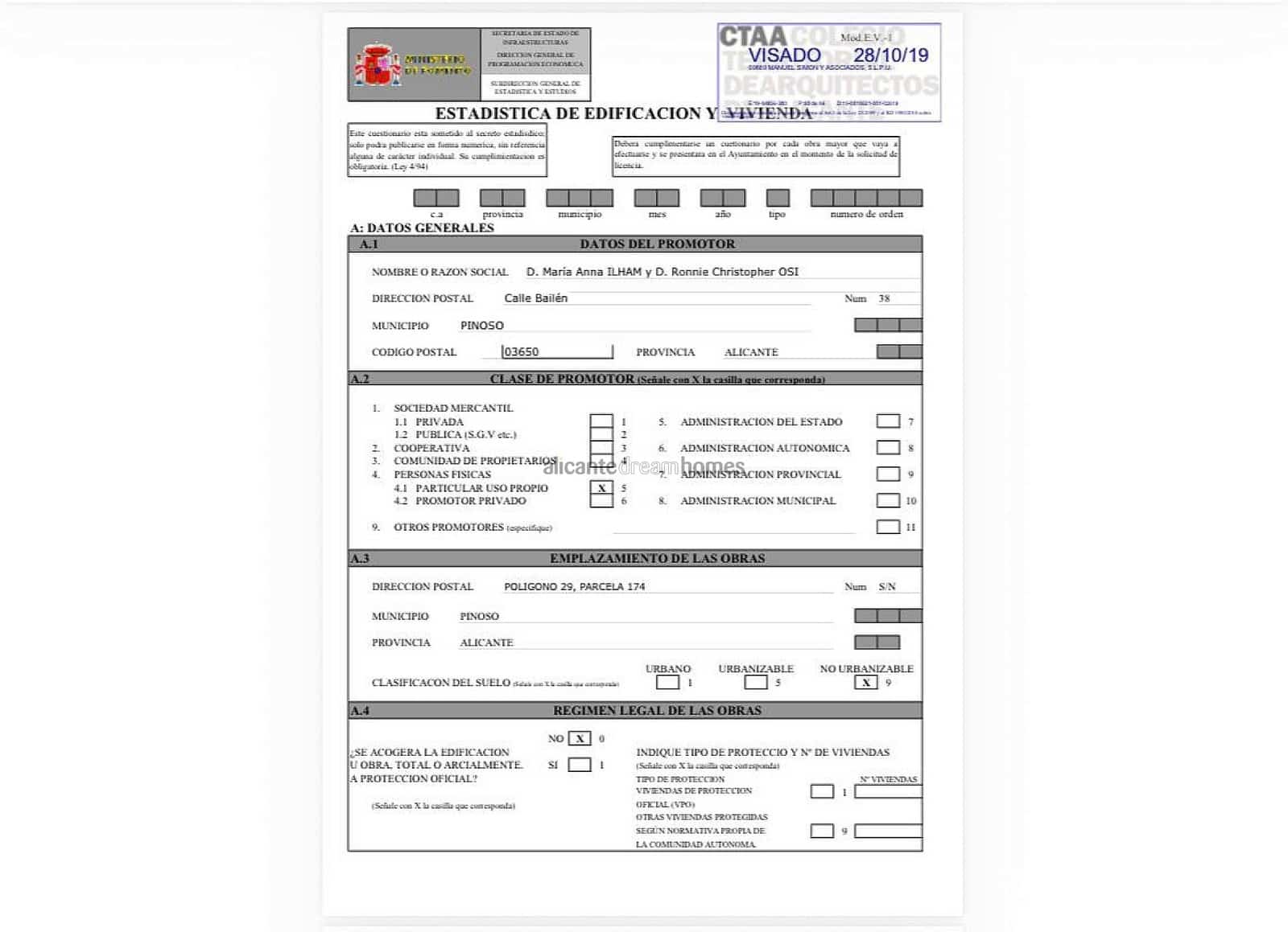 Chalet de 4 habitaciones en Pinoso en venta con piscina - 159.995 € (Ref: 4182886)