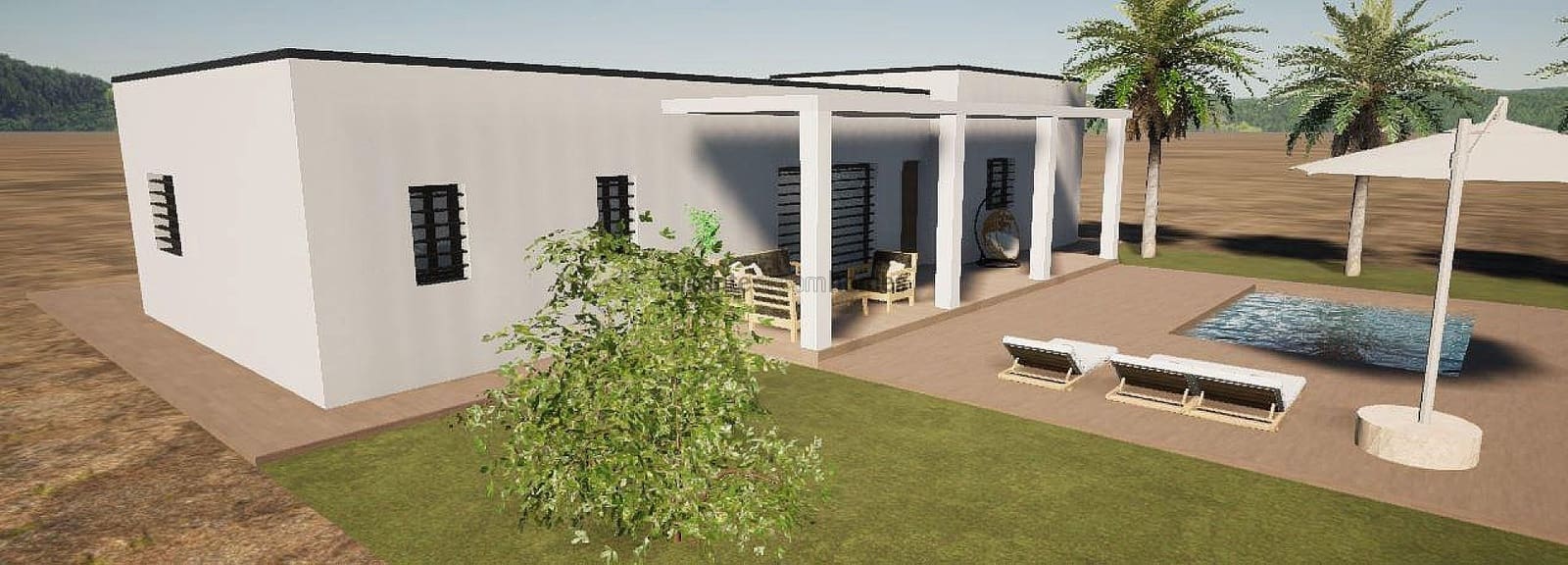 3 soverom Villa til salgs i Abanilla med svømmebasseng garasje - € 340 000 (Ref: 8580739)